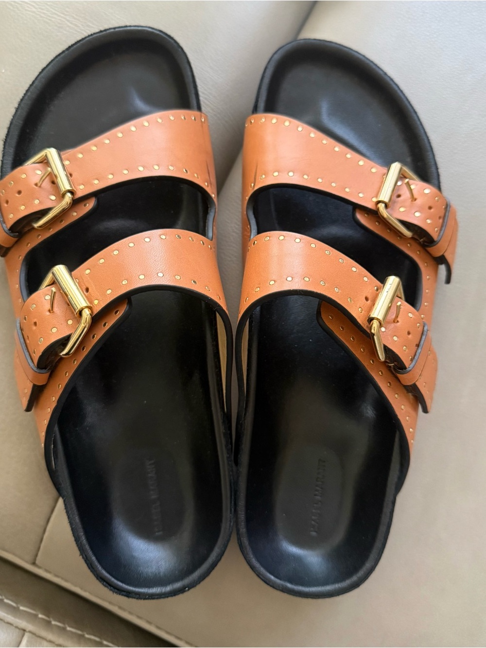 Isabel Marant leather Slide Sandal 41 - Picture 6 of 8